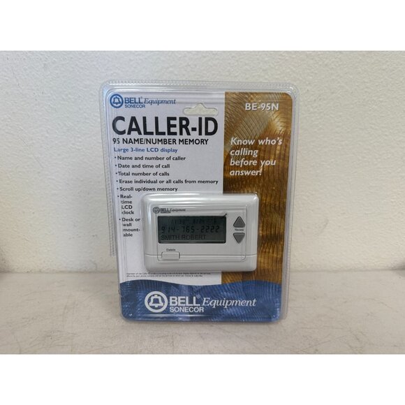 Bell Sonecor new BE-95NR vintage caller ID name number date time redial memory - Picture 2 of 8